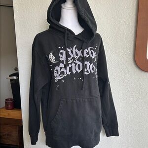 PHOEBE BRIDGES Merch Black Graphic Hoodie Sweater - SMALL